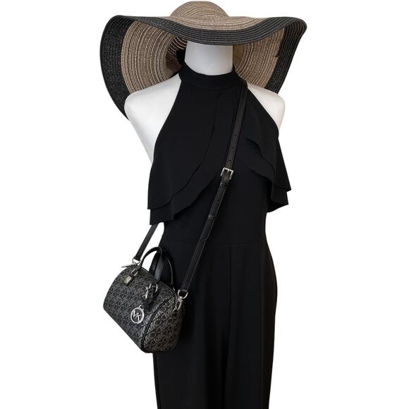 Michael Kors Grayson Small Empire Monogram Duffel Crossbody NWT - Picture 5 of 9